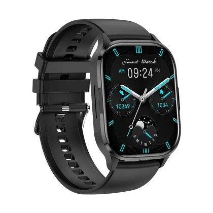 Blisbond Alpha Black AMOLED Bluetooth Calling Smart Watch