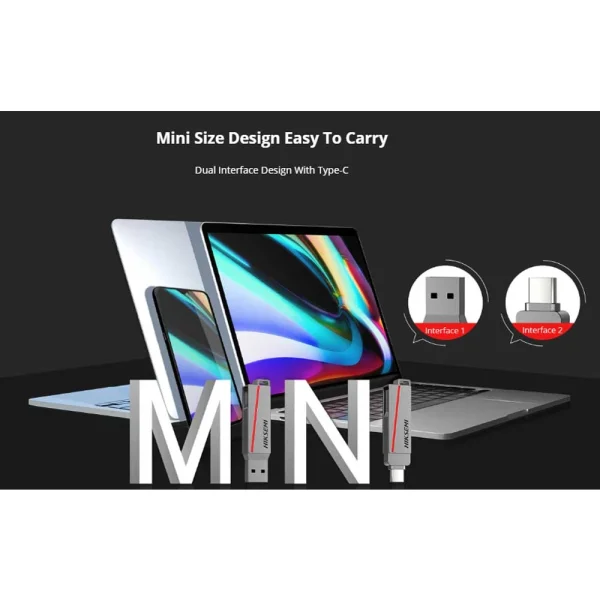 Hiksemi HS-USB-E307C Dual Slim 64GB Pen Drive - Image 4