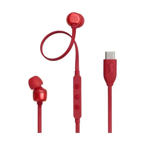 JBL Tune 310C Wired Type-C In-Ear Earphone (RED)