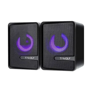 T-wolf S3 RGB 2:0 Wired Gaming Speaker