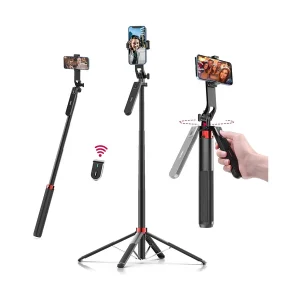 Ulanzi MA09 Black Bluetooth Selfie Stick Tripod